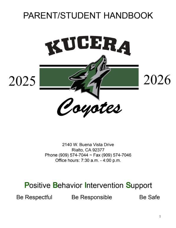  Parent and Student Handbook 2025 2026